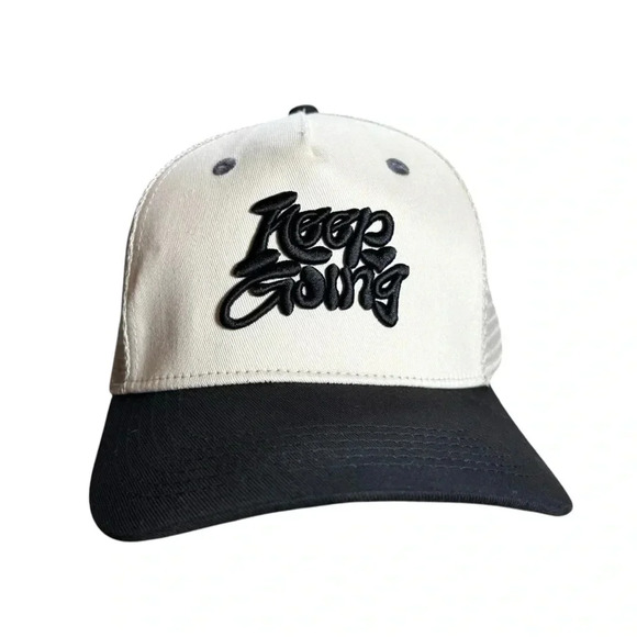 Beautiful Bastard Keep Going SnapBack Hat (w/ Raised Embroidered Type) - Picture 2 of 9